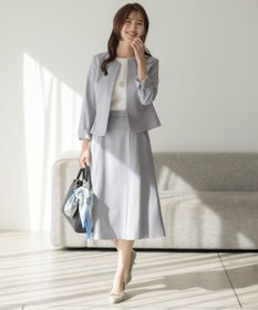 ANY SIS 【UVカット・接触冷感・吸水速乾】スマートビューティストレッチ ペプラムショート ジャケット