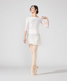 Chacott キシリトールボートネックニットトップ