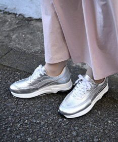 Pointer 日本製 本革厚底スニーカー