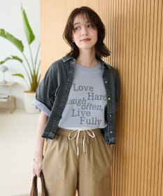 Green Parks ・ＥＬＥＮＣＡＲＥ　ＤＵＥ　デニムショートシャツ