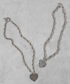 WEGO Lヘビーチェーンモチーフネックレス