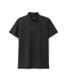ZERO HALLIBURTON 【吸水速乾・UVカット】 カモフラージュ柄 ジャガード モックネックTシャツ 85127