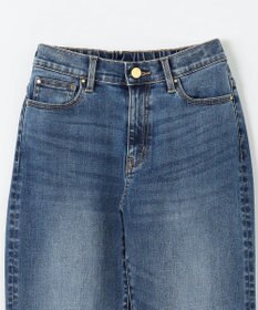 ANY 【洗濯機可/ウエストゴム/ストレッチ】ストレートデニムパンツ