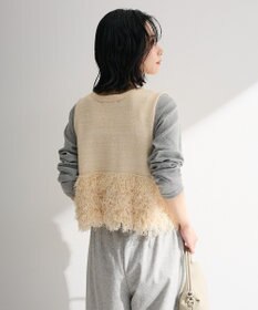 Green Parks ブークレループニットベスト