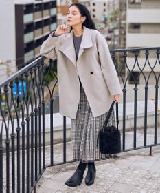 ANY L スタンドコクーンコート