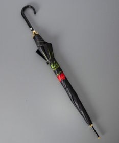 AURORA シャルルジョルダン　ポリエステルサテン　ローズプリント耐風傘