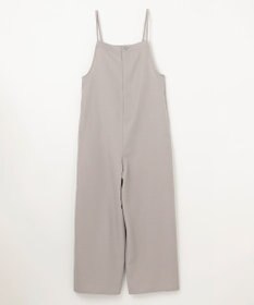 ANY フロントジップサロペット