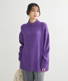 Green Parks 洗えるモックネックニットプルオーバー