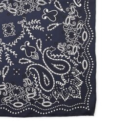 23区 manipuri カレイドバンダナ シルク スカーフ