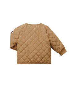 MIKI HOUSE HOT BISCUITS 【80-120cm】 抗菌・抗ウィルス ノーカラー キルティング 中綿ジャンパー