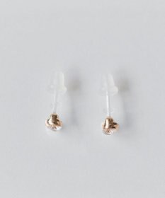 Phoebe 【金属アレルギー対応】ムーンライトビジューセラミックピアス　シャンパンゴールド