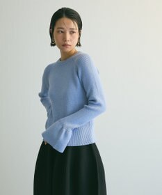 Green Parks armonia．袖フレアニットプルオーバー