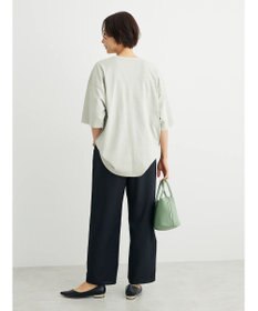 Green Parks ５分袖ピグメントロゴプルオーバー