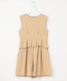 Feroux 【接触冷感・UVカット・吸水速乾】ラッシュガードペプラム オールインワン