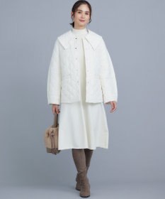 組曲 【洗える・中綿】2WAYキルト コート