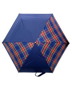 +RING 【UVカット90%以上】【数量限定】レディース向け  晴雨兼用折傘 53cm NVY-CHK T1254