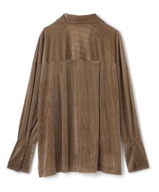 uncrave シアーベロアリブ シャツ