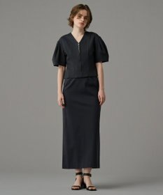 uncrave 【接触冷感・UVカット】ダブルフェイスジャージー 2WAYブラウス（uncrave STANDARD）