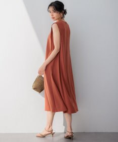 23区 L 【洗える】ストレッチジョーゼット ワンピース