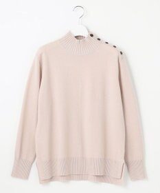 J.PRESS LADIES 【洗える】WOOL BLEND AIR ハイネック ニット
