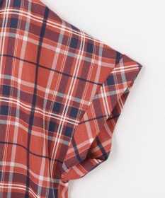 ANY 【洗える】イージーケアチェック ブラウス