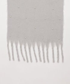 WEGO パール付きワイドフリンジストール