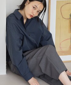 AMERICAN HOLIC クロップド丈バックタックシャツ