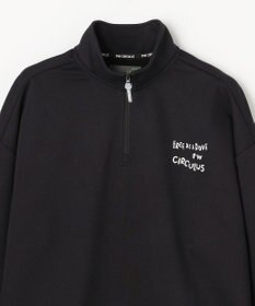 PW CIRCULUS 【MEN】ハーフジップ 裏毛スウェットトップス ゴルフ