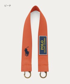 MOONBAT POLO RALPH LAUREN(ポロ ラルフローレン)カラビナ付き ストラップベルト 無地 撥水加工