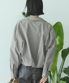 AMERICAN HOLIC クロップド丈バックタックシャツ