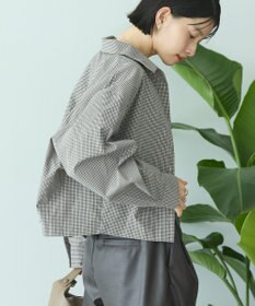 AMERICAN HOLIC クロップド丈バックタックシャツ