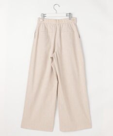 自由区 【SHIHOさん着用・セットアップ対応】リネンストレッチワイド パンツ
