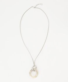 J.PRESS LADIES メタルコンビマーブル ネックレス