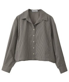 AMERICAN HOLIC クロップド丈バックタックシャツ