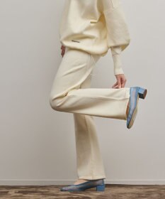 GRACE CONTINENTAL スウェットライクニットパンツ