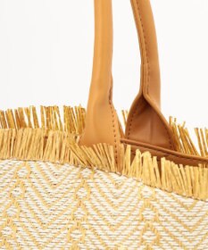 UNBILLION cachecache ポリプロピレンフリンジトートバッグ