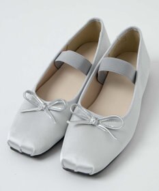 WEGO ベルト付きスクエアバレエシューズ