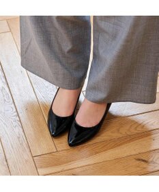 MODE ET JACOMO <carino>【レイン対応】エナメルプレーンパンプス