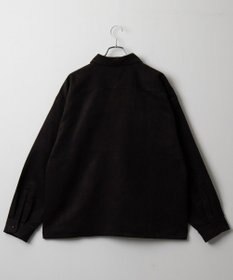 WEGO フェイクスウェードハーフZIPシャツ（LS）