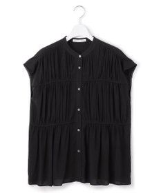 23区 S 【接触冷感/WEB&一部店舗限定】レーヨンスパローン ティアード ブラウス