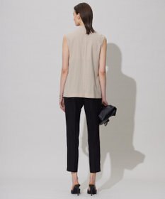 ICB 【接触冷感・UVカット・洗える】 T/Rドライリネン ジレ