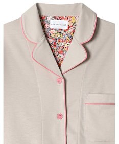 une nana cool 【綿100％】シルケットスムースパシャマ　ＭＡＤＥ　ＷＩＴＨ　ＬＩＢＥＲＴＹ　ＦＡＢＲＩＣ