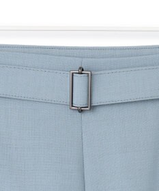 ICB 【洗える】ウール2WAYストレッチ ワイドストレートパンツ