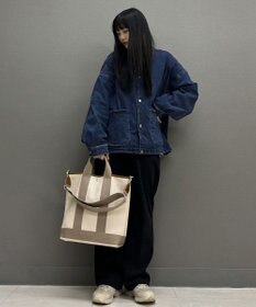 TOPKAPI 【Breath TOPKAPI】スコッチグレイン ネオレザー 縦型 A4 トート バッグ ショルダー付き L