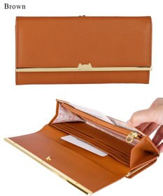 tsumori chisato CARRY プットオンネコ　がま口　長財布　かぶせ