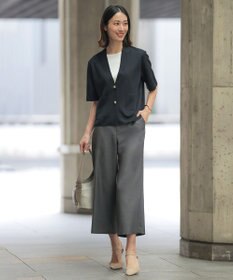 J.PRESS LADIES 【一枚で着映え】コットンスムース レース カットソー