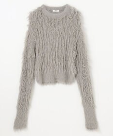 NAVE 【ReNAVE・洗える】メルティーシャギーニット プルオーバー