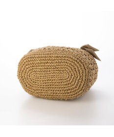 UNBILLION カシュカシュ cachecache / 下がりリボン柄編みトートバッグ