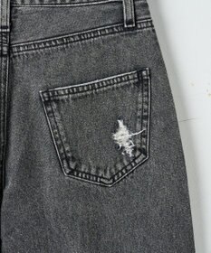 WEGO ヴィンテージウォッシュダメージデニムパンツ