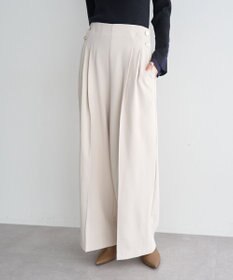 YECCA VECCA 金釦ワイドパンツ